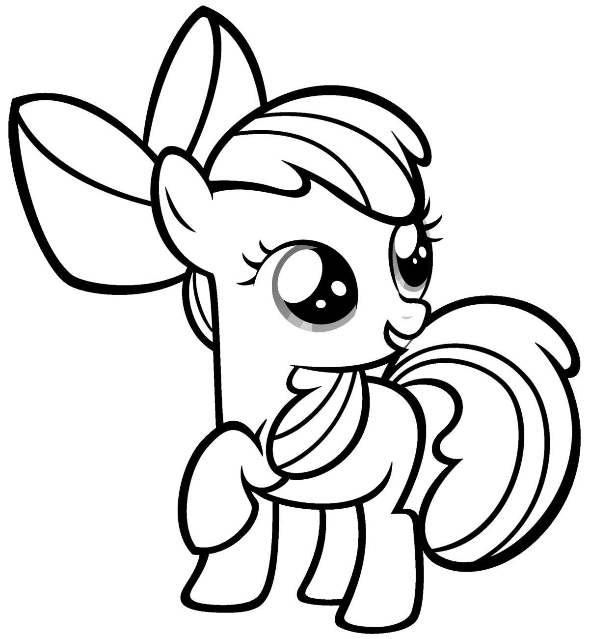 Cute Little Pony Coloring Game Cute Little Pony