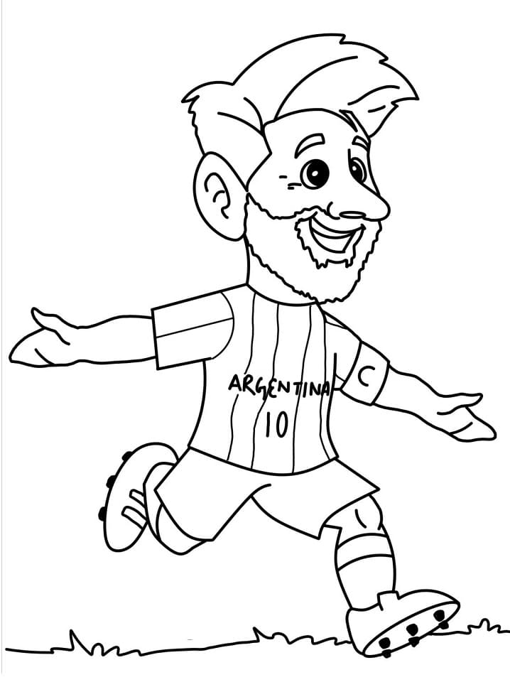 Cute Messi Coloring Game Cute Messi