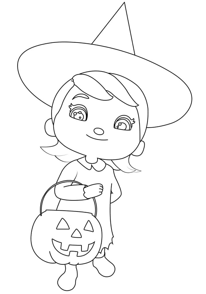 Cute Mia from Little Baby Bum Coloring Game Cute Mia from Little Baby Bum