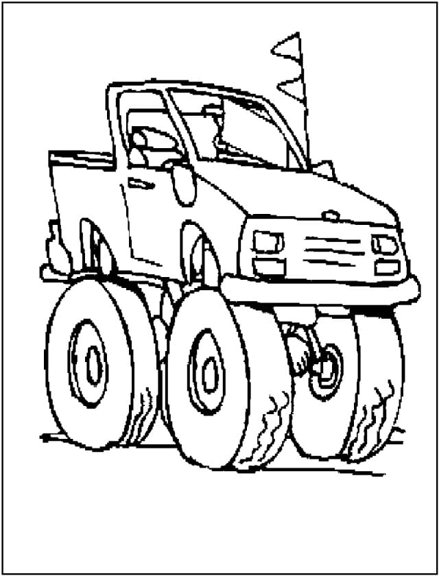 Cute Monster Truck Coloring Game Cute Monster Truck