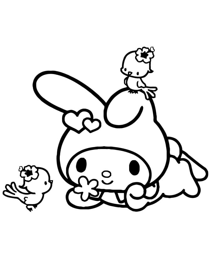 Cute My Melody Coloring Game Cute My Melody