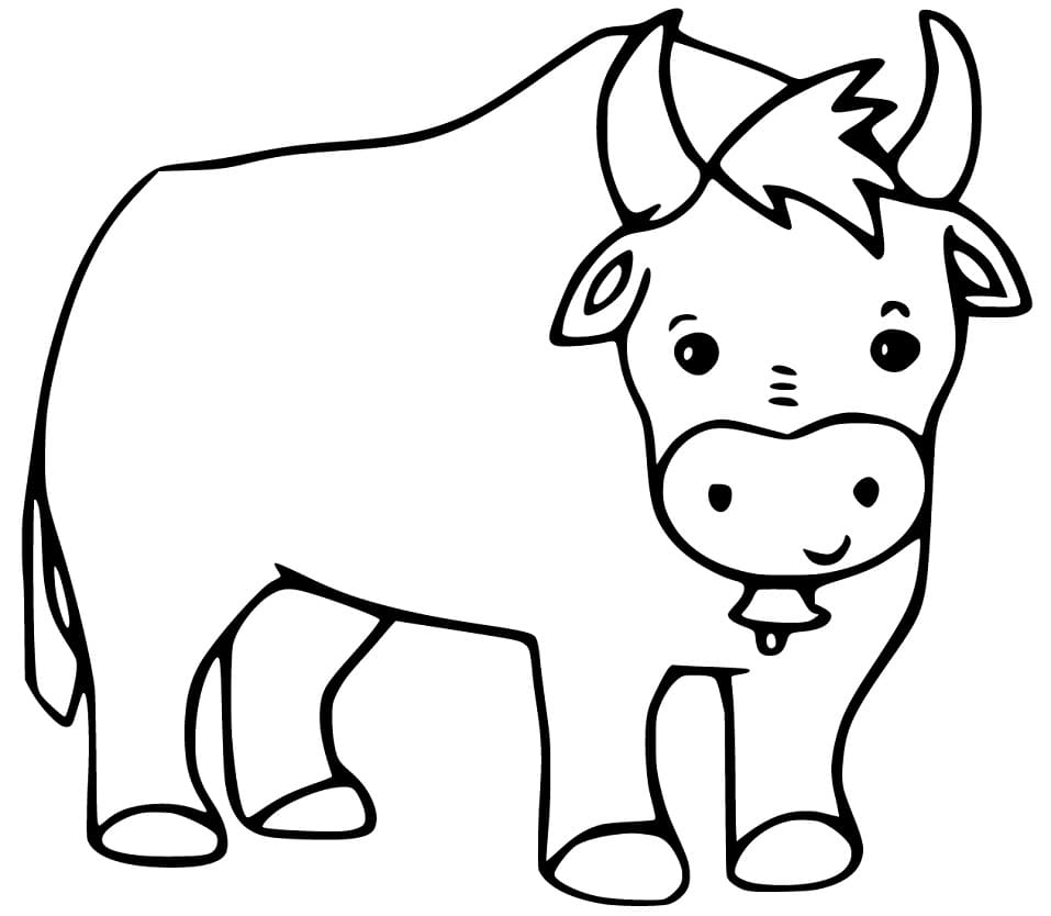 Cute Ox Coloring Game Cute Ox