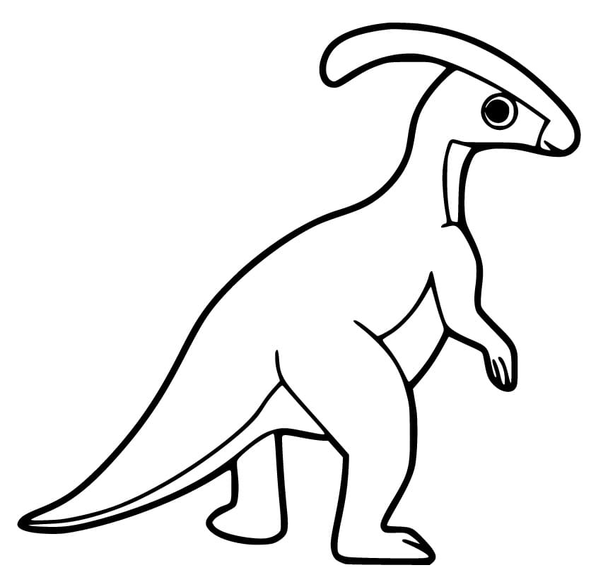 Cute Parasaurolophus Coloring Game Cute Parasaurolophus