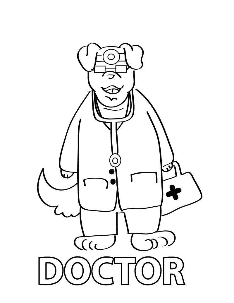 Cute Pig Doctor Coloring Game Cute Pig Doctor