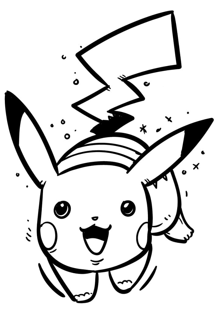 Cute Pikachu Smiling