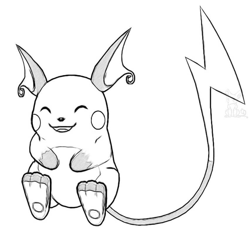 Cute Raichu Coloring Game Cute Raichu
