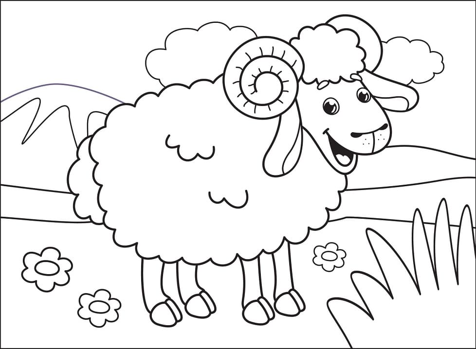 Cute Ram Coloring Game Cute Ram