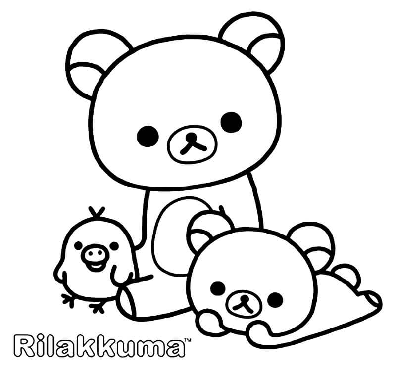 Cute Rilakkuma with Friends