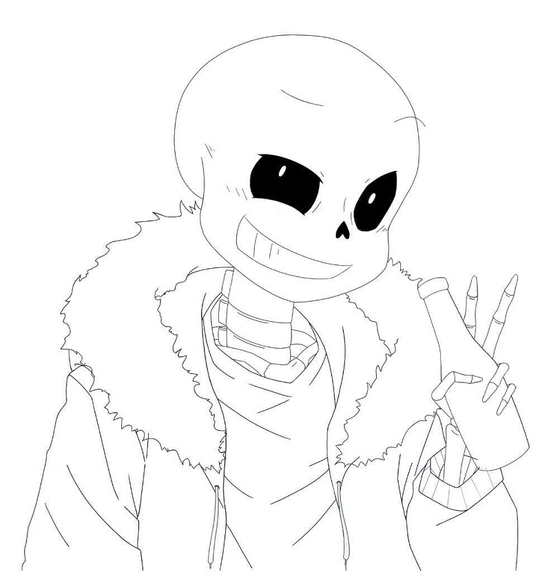 Cute Sans Coloring Game Cute Sans
