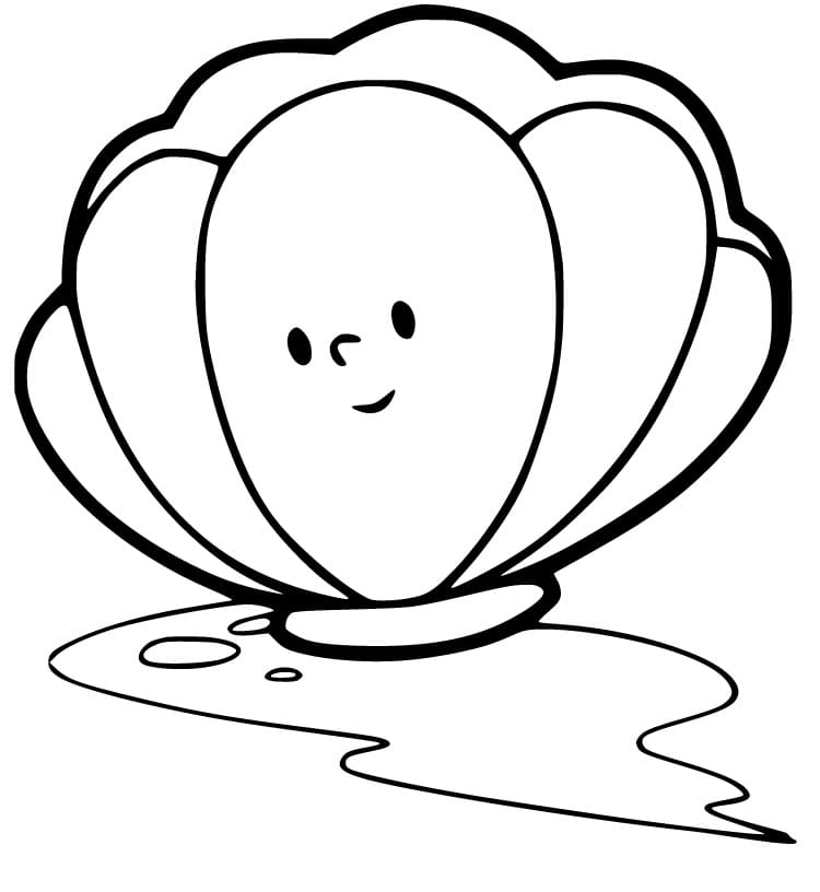 Cute Scallop Coloring Game Cute Scallop