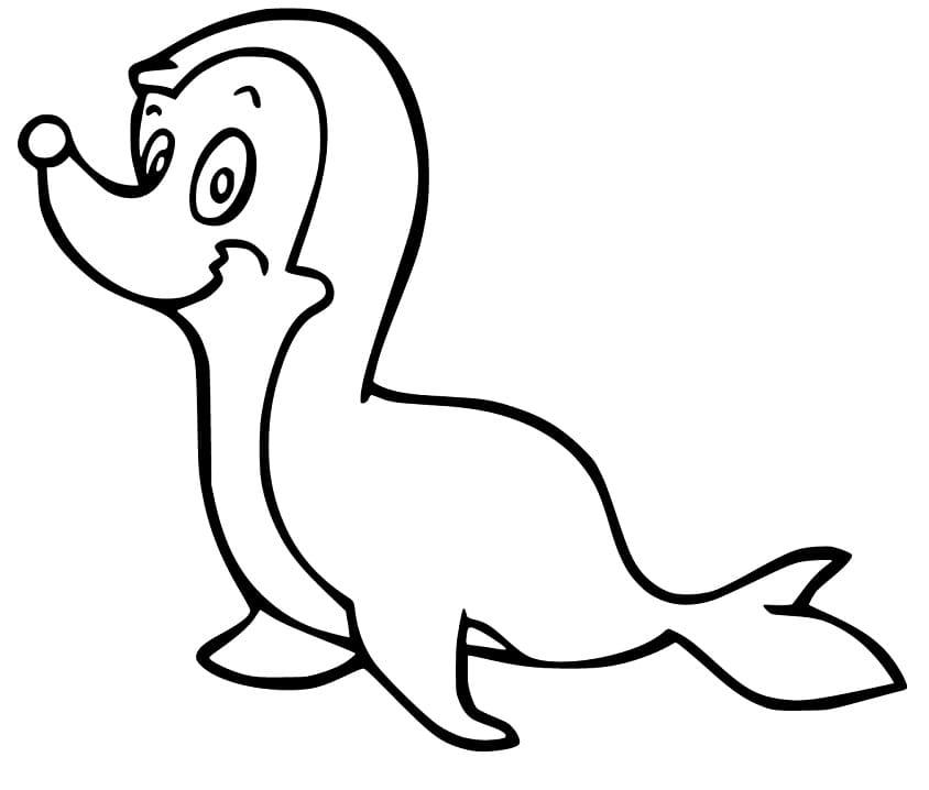 Cute Sea Lion Coloring Game Cute Sea Lion