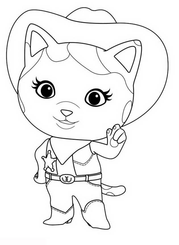 Cute Sheriff Callie Coloring Game Cute Sheriff Callie