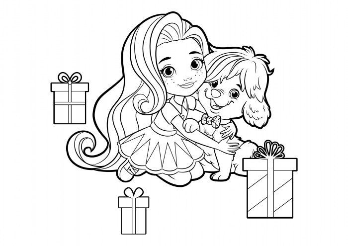 Cute Sunny and Doodle Coloring Game Cute Sunny and Doodle