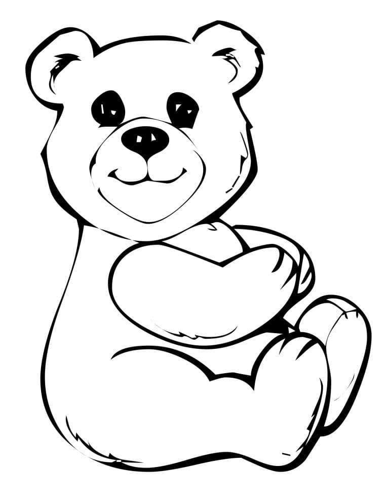 Cute Teddy Bear Coloring Game Cute Teddy Bear