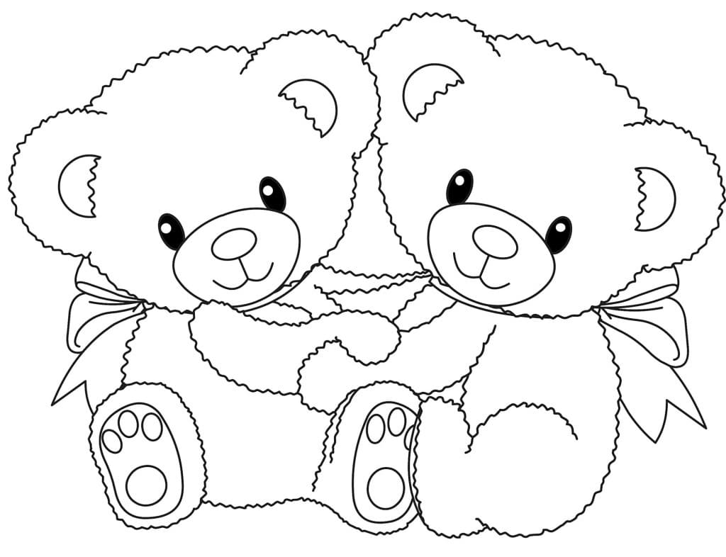 Cute Teddy Bears Coloring Game Cute Teddy Bears