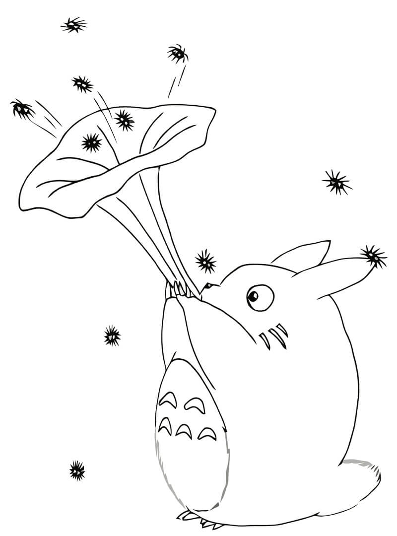 Cute Totoro 2 Coloring Game Cute Totoro 2