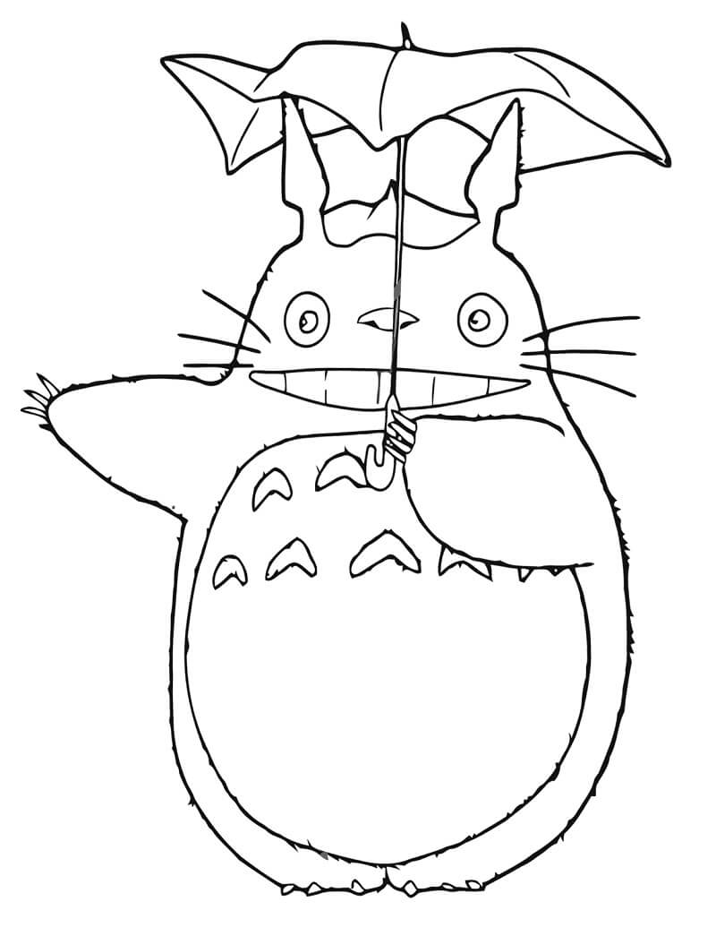 Cute Totoro 3 Coloring Game Cute Totoro 3