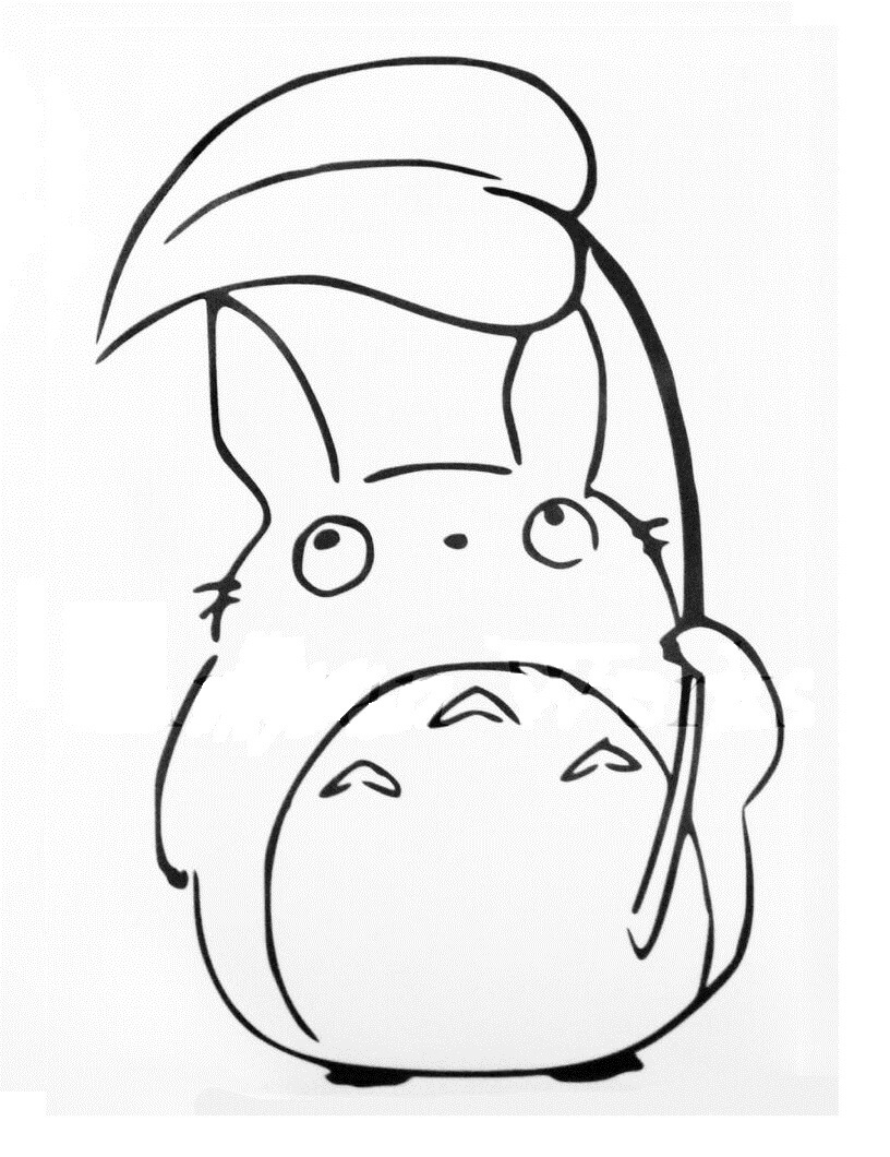 Cute Totoro 4 Coloring Game Cute Totoro 4