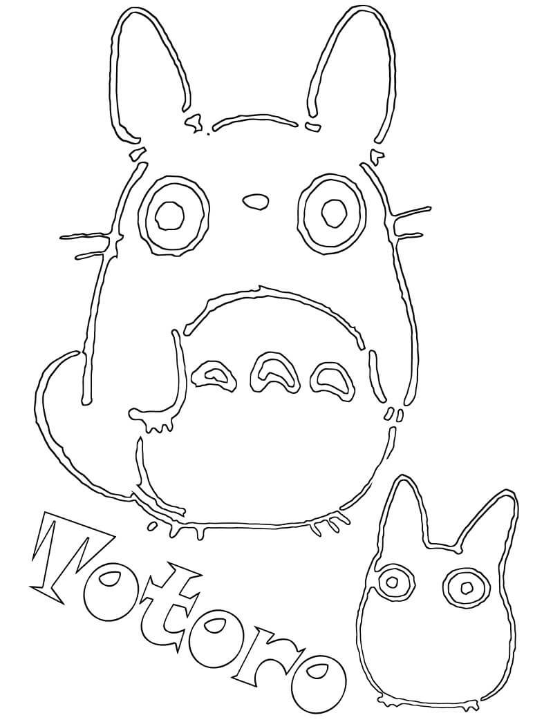 Cute Totoro Coloring Game Cute Totoro