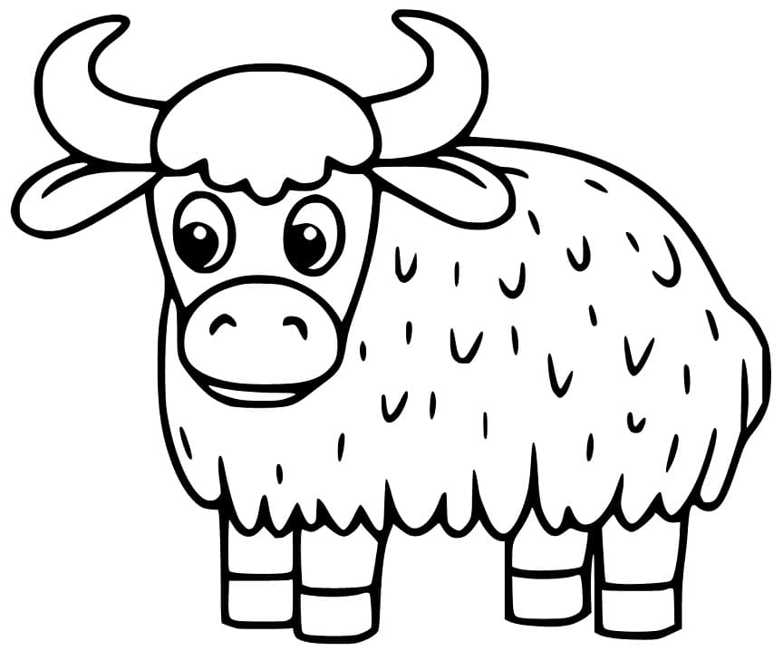 Cute Yak Coloring Game Cute Yak