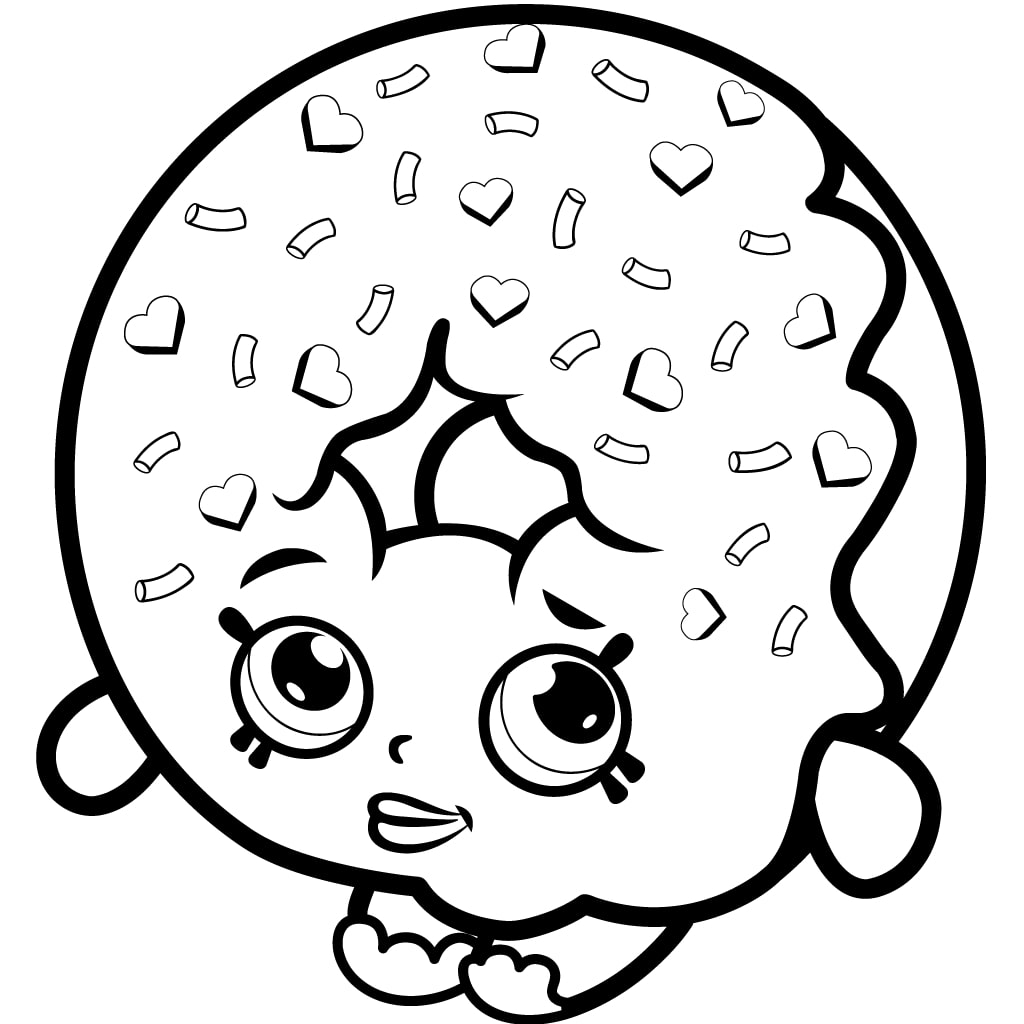 D LISH DONUT Shopkin Coloring Game D LISH DONUT Shopkin