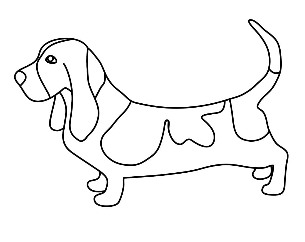 Dachshund 2 Coloring Game Dachshund 2
