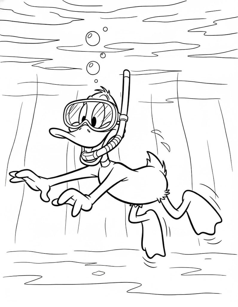 Daffy Duck Free Printable