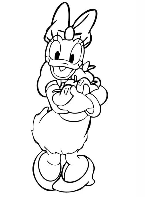 Daisy Duck Printable