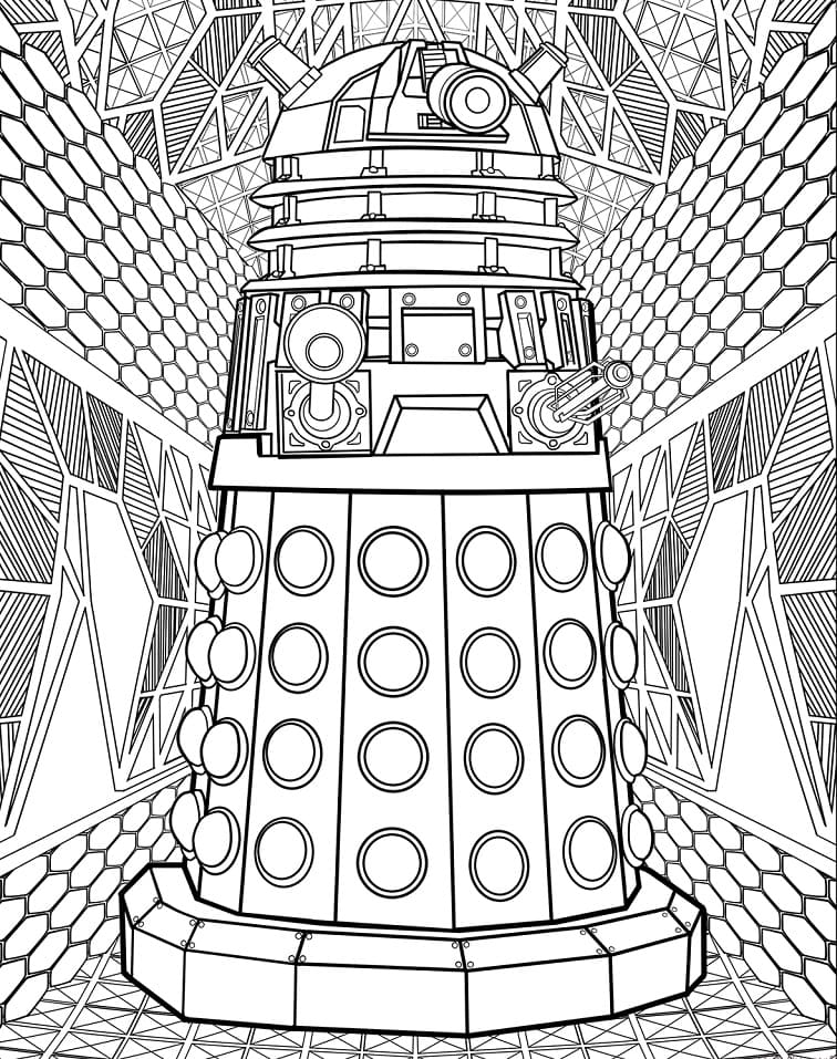 Dalek Coloring Game Dalek