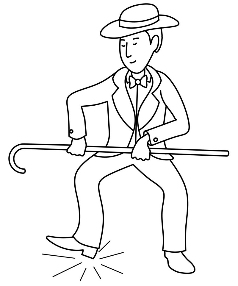 Dancer 1 Coloring Game Dancer 1