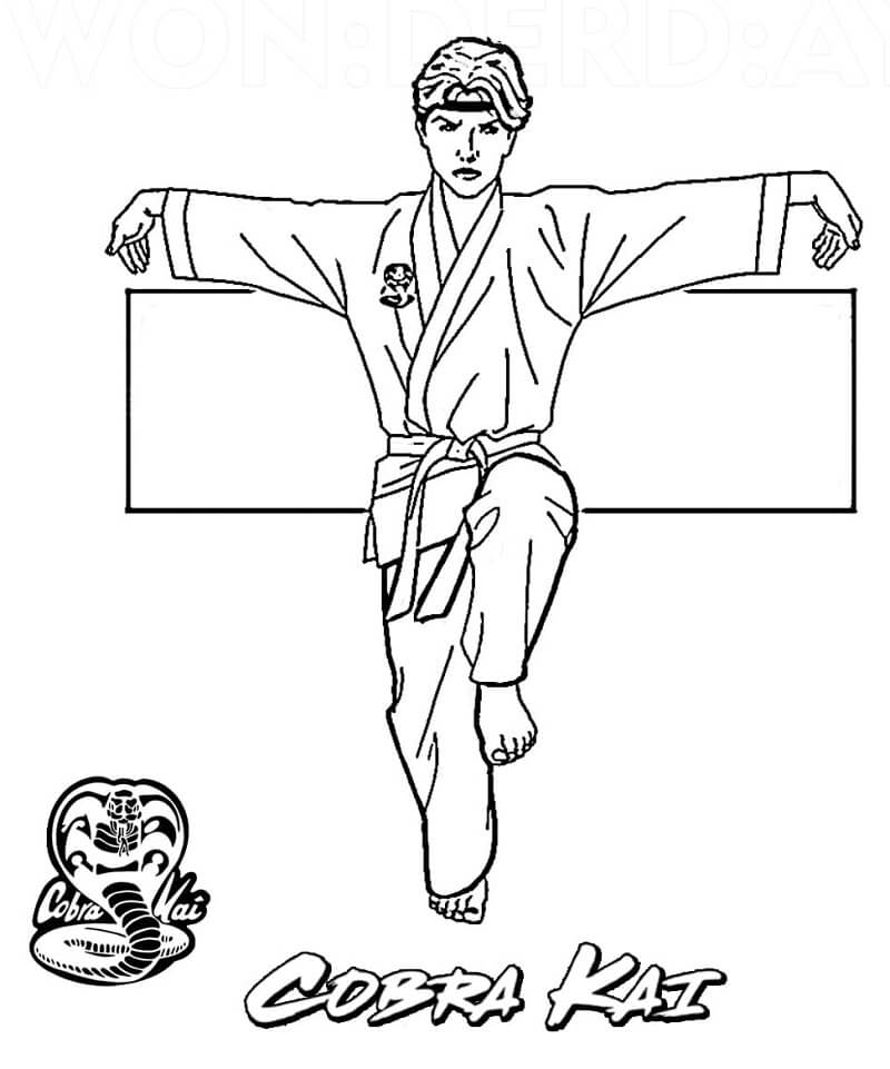 Cobra Kai Coloring Games - ColoringGames.Net