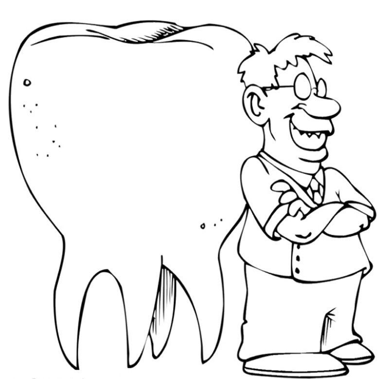 Dentist and Big Tooth Coloring Game Dentist and Big Tooth