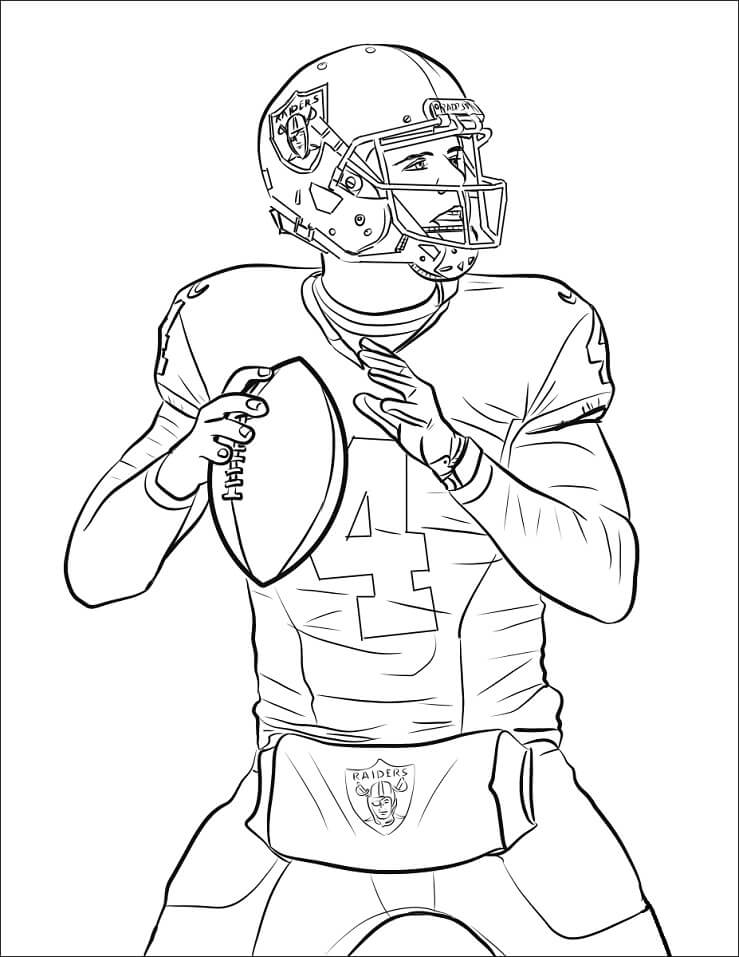Derek Carr Football Player