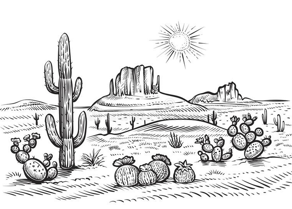 Desert 1 Coloring Game Desert 1