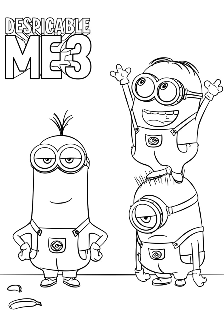 Despicable Me Coloring Games - ColoringGames.Net