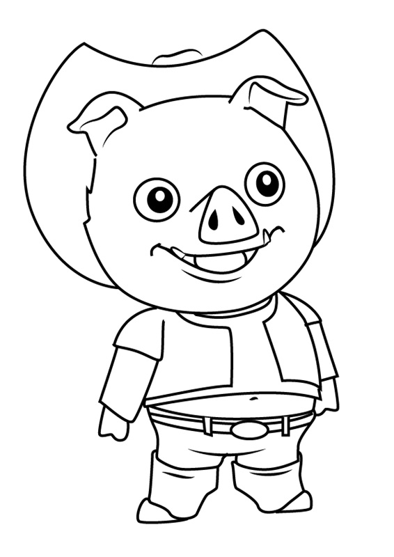 Farmer Stinky Coloring - Play Free Coloring Game Online