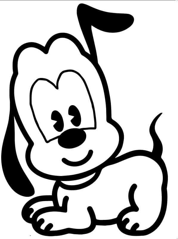Disney Cuties Baby Pluto