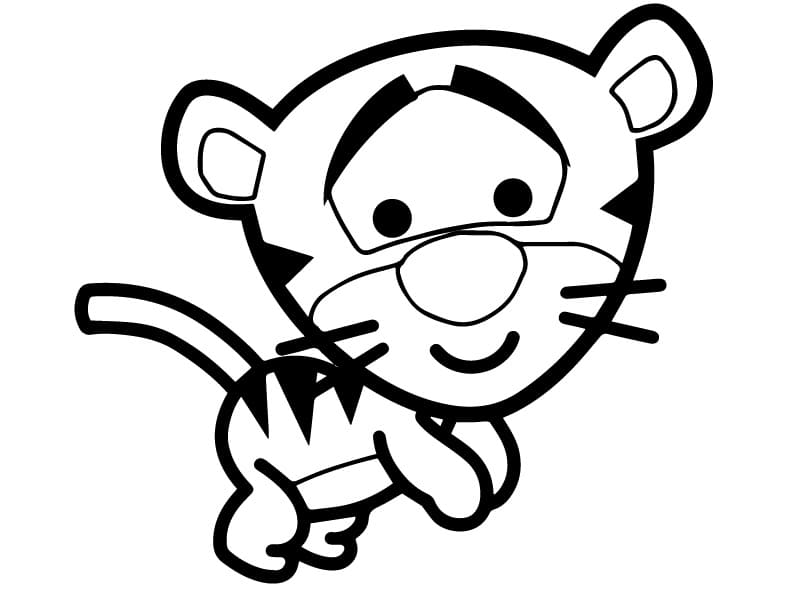 Disney Cuties Tigger Coloring Game Disney Cuties Tigger