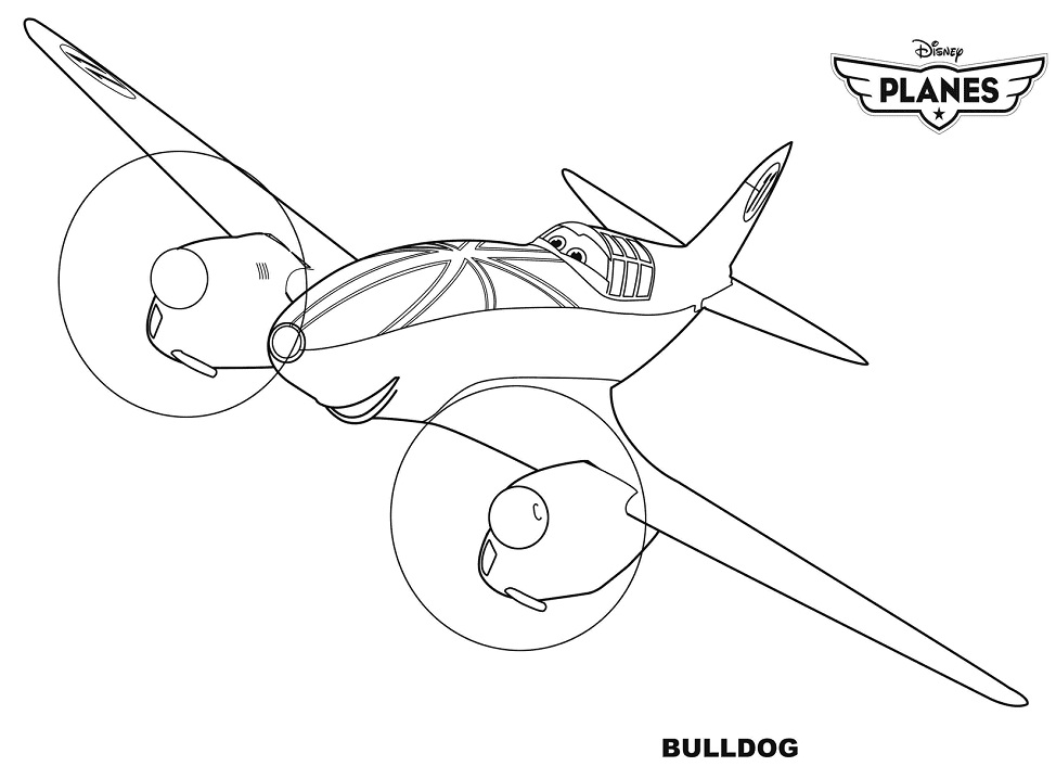 Disney Planes Bulldog Coloring Game Disney Planes Bulldog