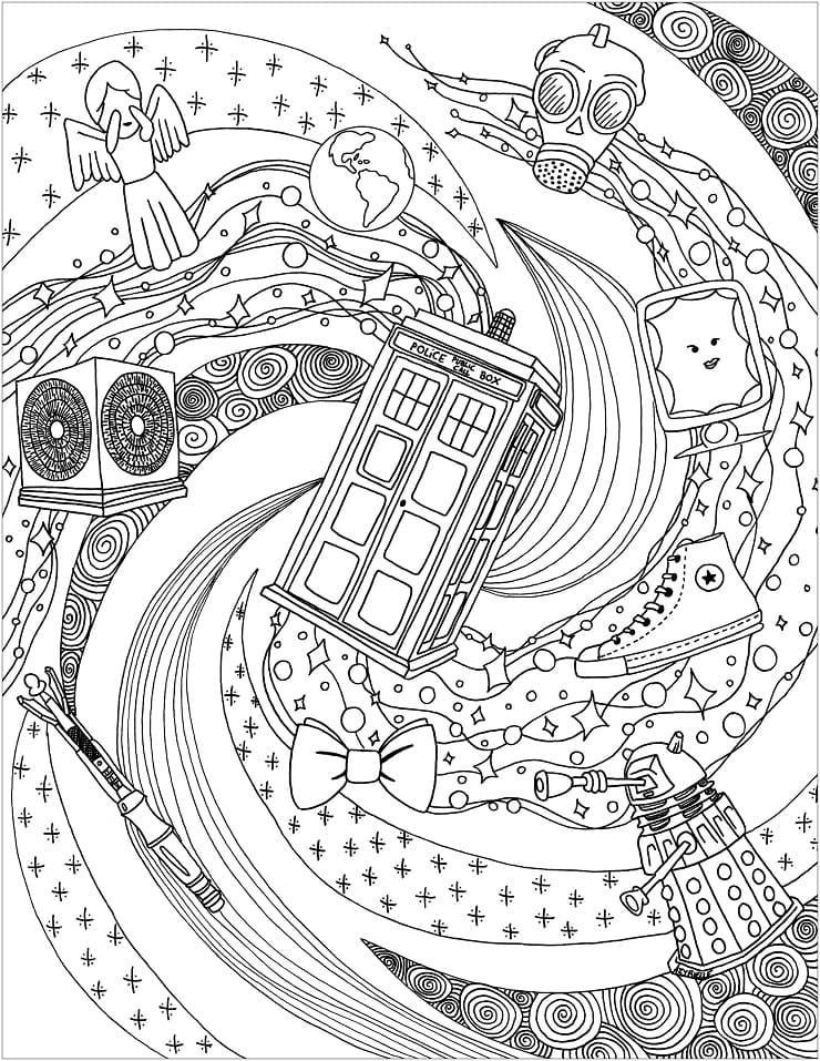 Doctor Who 2 Coloring Game Doctor Who 2