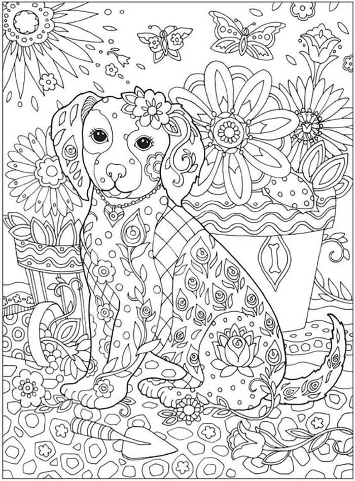 Dog Mindfulness Coloring Game Dog Mindfulness