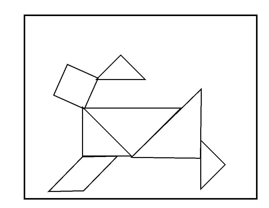 Dog Tangram
