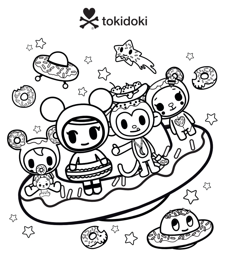 Donutella Space Squad Tokidoki