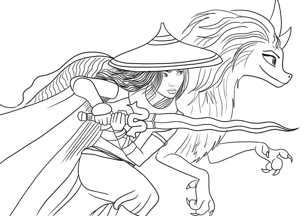 Dragon Sisu and Raya