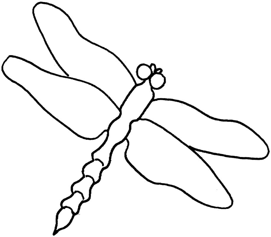 Dragonfly Lineart Coloring Game Dragonfly Lineart