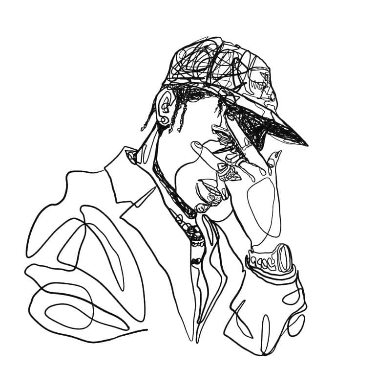 Draw Travis Scott
