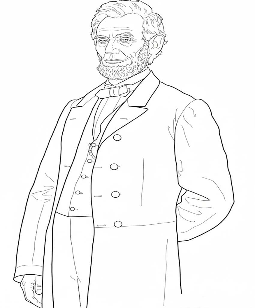 Drawing Abraham Lincoln easy