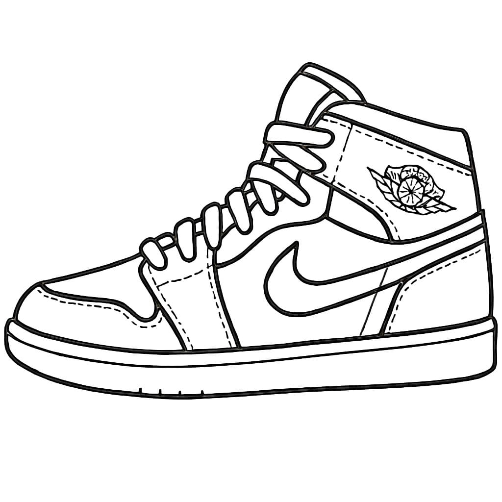 Drawing Air Jordan Free Printable