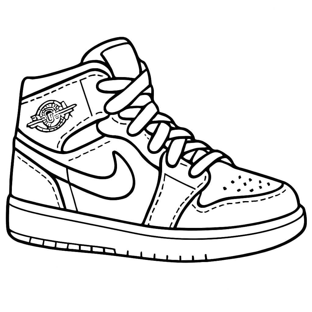 Drawing Air Jordan Printable