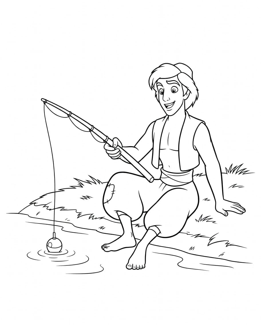 Drawing Aladdin Easy